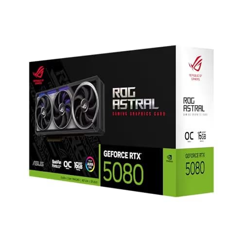 Asus ROG Astral OC GeForce RTX 5080 16 GB GDDR7 image