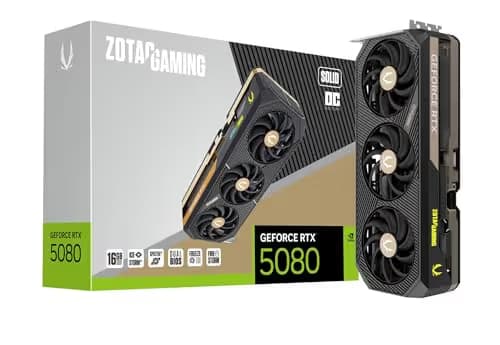 ZOTAC GAMING GeForce RTX 5080 SOLID OC 16GB GDDR7 main image