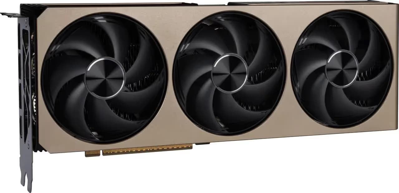MSI INSPIRE 3X OC GeForce RTX 5080 16GB GDDR7 Gold / Black image