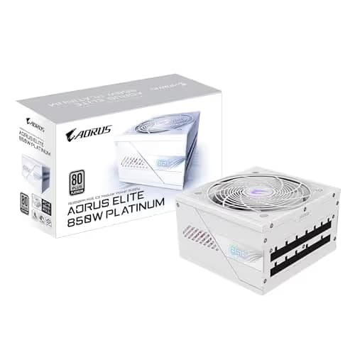 Gigabyte AORUS ICE White 850W Fully Modular 80+ Platinum Certified image