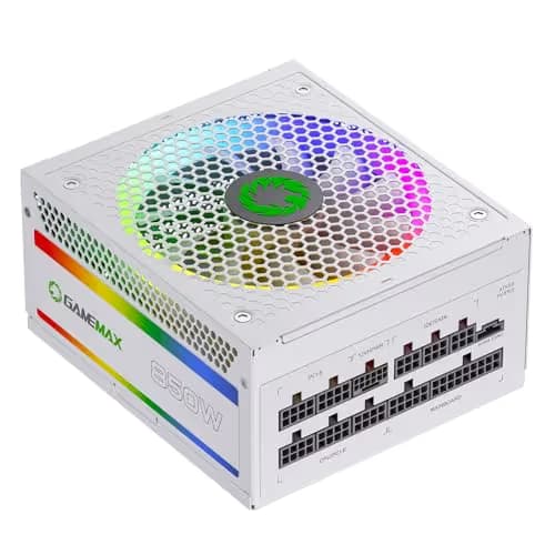 GameMax RGB Pro White 850W Fully Modular 80+ Gold image