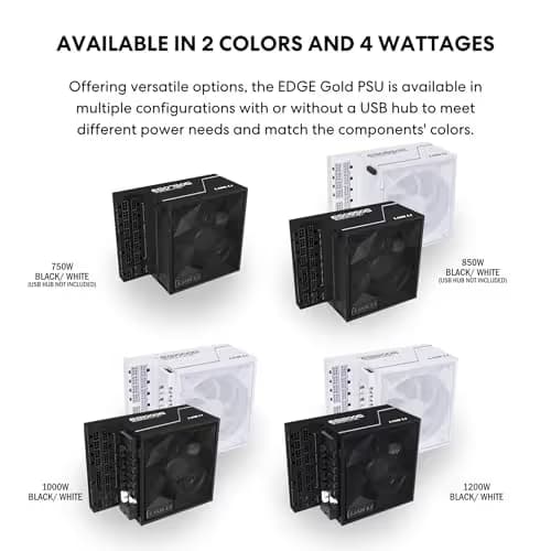 Lian Li EDGE GOLD 850W Fully Modular 80+ Gold image