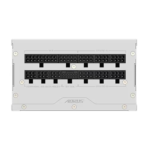 Gigabyte AORUS ELITE P1000 ICE White 1000W Fully Modular 80+ Platinum image