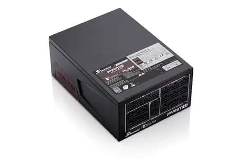 SeaSonic PRIME TX-1600 Noctua Edition Brown / Black 1600W Fully Modular 80+ Titanium Certified image