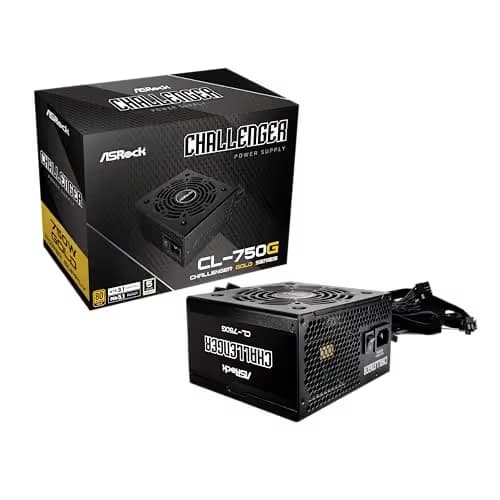 ASRock Challenger CL-750G Black 750W Non-Modular 80+ Gold image