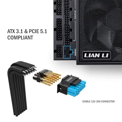 Lian Li EDGE Black ATX 1300W Fully Modular 80+ Platinum Certified image