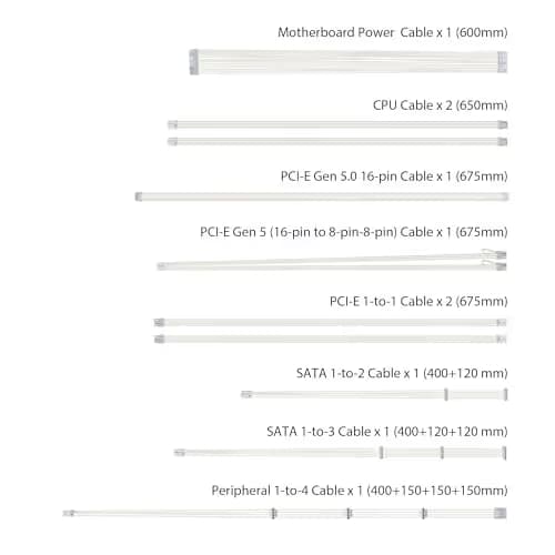 Asus TUF Gaming 1000G White 1000W Fully Modular 80+ Gold image