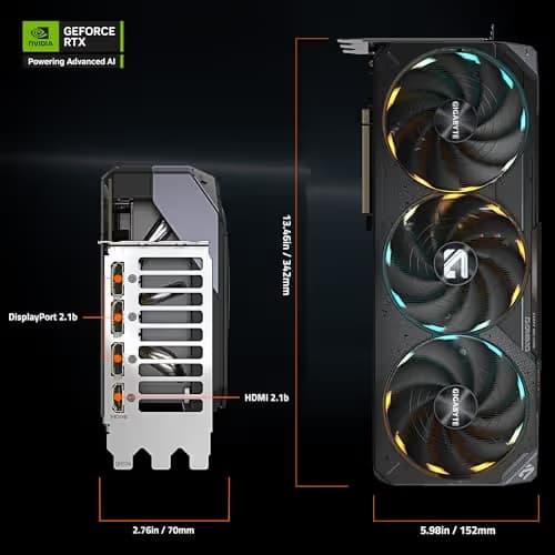 GIGABYTE GeForce RTX 5090 GAMING OC 32G GDDR7 image