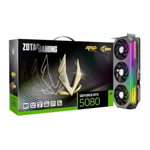 ZOTAC GAMING GeForce RTX 5080 AMP Extreme INFINITY 16GB GDDR7 main image