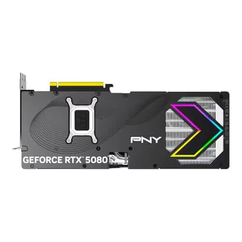 PNY GeForce RTX 5080 16GB ARGB EPIC-X RGB Overclocked Triple Fan GDDR7 image
