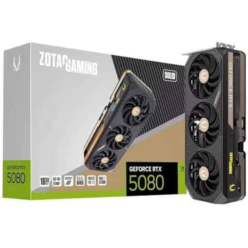 ZOTAC GAMING GeForce RTX 5080 SOLID 16GB GDDR7 main image