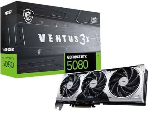MSI GeForce RTX 5080 16G VENTUS 3X OC GDDR7 image