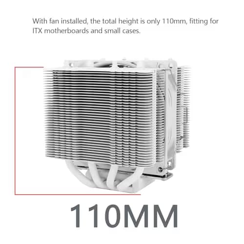 Thermalright Peerless Assassin 90 SE Air 110mm 32.77 CFM White / Silver image