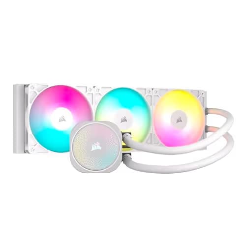 Corsair NAUTILUS Water 360mm RS ARGB 74.37 CFM White image