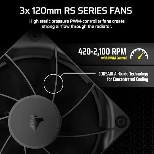 Corsair NAUTILUS RS Water 360mm Black image