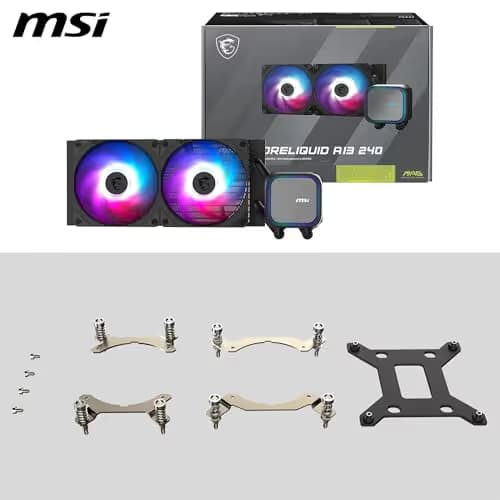 MSI MAG CORELIQUID A13 Water 240mm Black image
