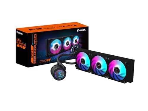 Gigabyte AORUS WATERFORCE II 360 Water 360mm 64.95 CFM Black image