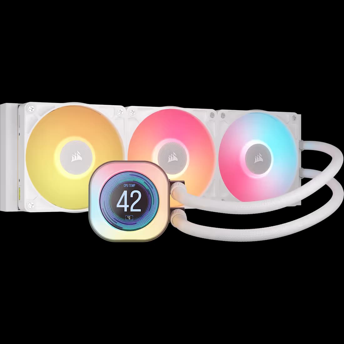Corsair iCUE LINK TITAN Water 360mm RX LCD White image