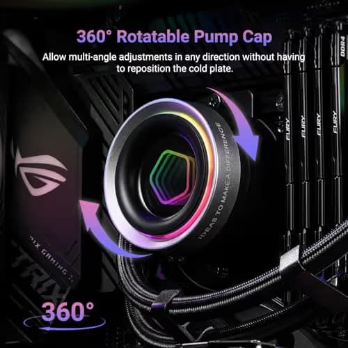 ID-COOLING FX360 Water 360mm INF 58 CFM Black image