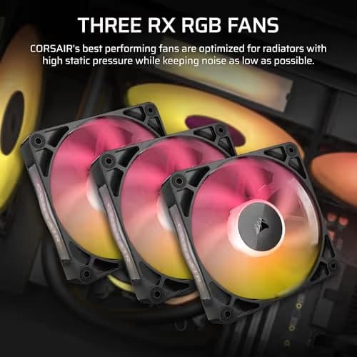 Corsair iCUE LINK TITAN360 RX RGB Water 360mm RGB Black image