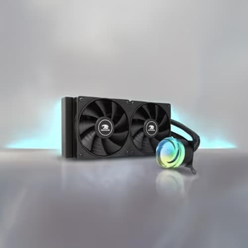 iBuypower AW4 Water 240mm 65 CFM Black image
