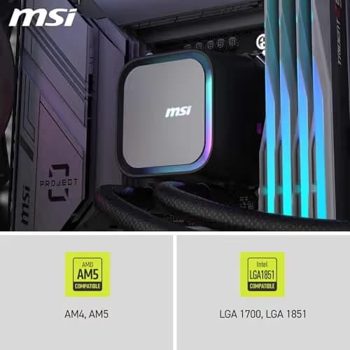 MSI MAG CORELIQUID A13 Water 360mm 62.6 CFM Black image