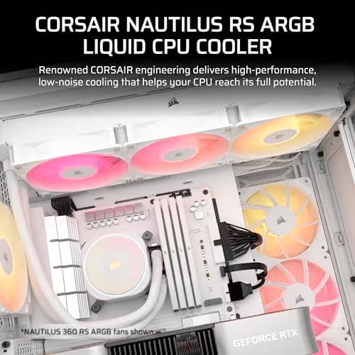 Corsair NAUTILUS Water 240mm RS ARGB White image