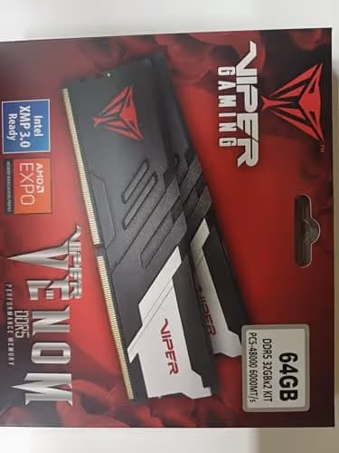 Patriot Viper Venom Black / White DDR5-6000 CL36 64GB (2x32GB) image