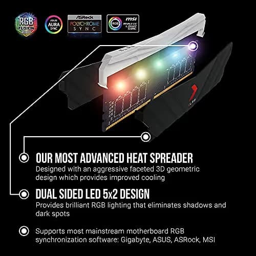 PNY XLR8 Gaming EPIC-X RGB Black DDR4-3600 CL18 32GB (2x16GB) image