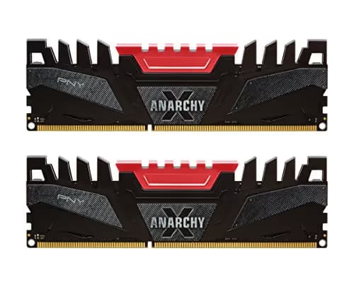PNY Anarchy X Black / Red DDR3-2666 CL12 16GB (2x8GB) image