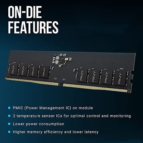 PNY Performance Black DDR5-4800 CL40 16GB (1x16GB) image