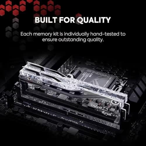 G.Skill Trident Z5 Royal White DDR5-6400 CL30 32GB (2x16GB) image
