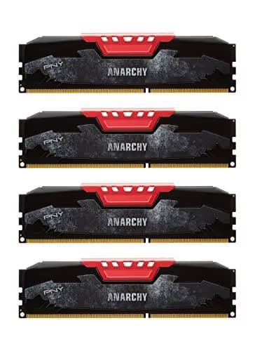PNY Anarchy Black / Red DDR3-1866 CL10 16GB (4x4GB) image