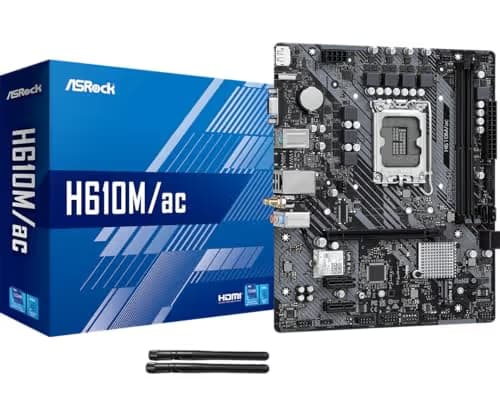 ASRock H610 M/ac LGA1700 DDR4 Micro ATX main image