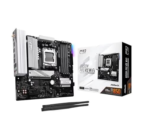 ASRock B850M Pro RS WiFi AM5 DDR5 Micro ATX image