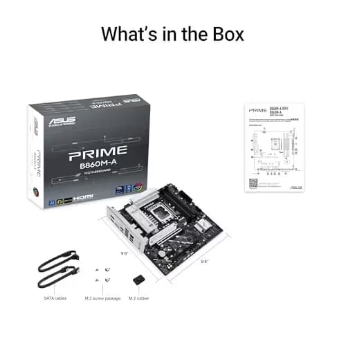 Asus B860 PRIME B860M-A-CSM LGA1851 DDR5 Micro ATX image