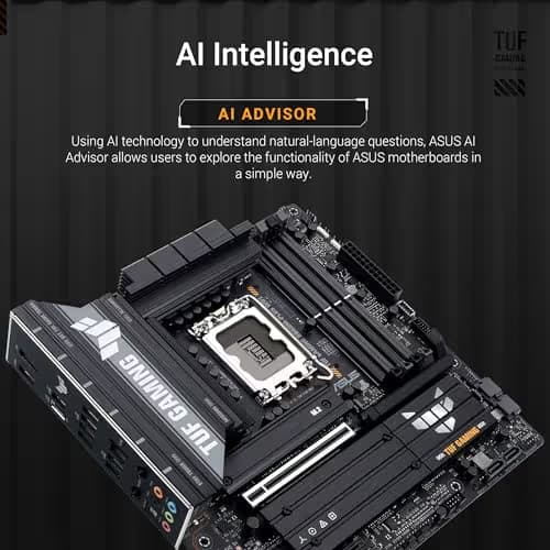 Asus B860M TUF GAMING PLUS WIFI DDR5 Micro ATX image