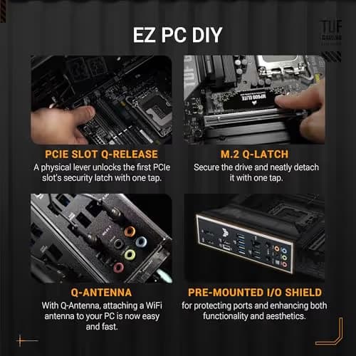 Asus B860M TUF GAMING PLUS WIFI DDR5 Micro ATX image