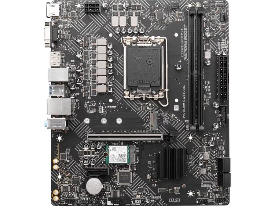 MSI H610 PRO H610M-G WIFI LGA1700 DDR4 Micro ATX image