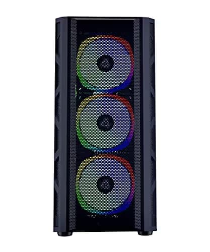 Apevia Guardian-M ATX Mid Tower Black Tempered Glass Side Panel image