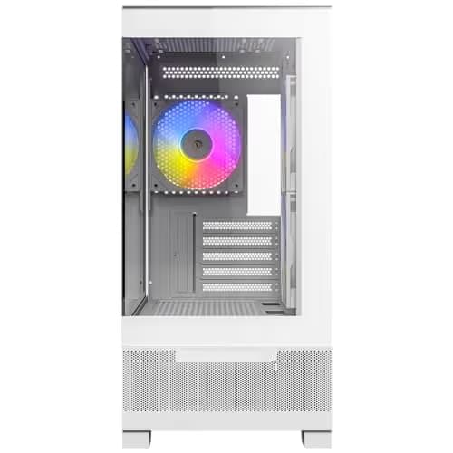 Antec CX500M Micro ATX Mini Tower White RGB, Tempered Glass Side Panel, USB 3.2 Gen 2 Type-C and USB 3.2 Gen 1 Type-A image