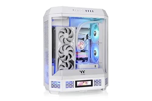 Thermaltake The Tower 600 ATX Mid Tower White Tempered Glass main image
