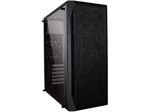 DIYPC DIY-S07 ATX Mid Tower Black with Acrylic Side Panel and USB 3.2 Gen 1 Type-A, USB 2.0 Type-A main image