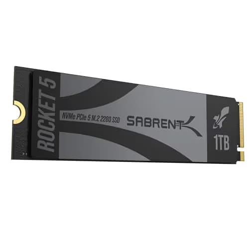 Sabrent Rocket 5 1TB SSD M.2 PCIe 5.0 NVMe image