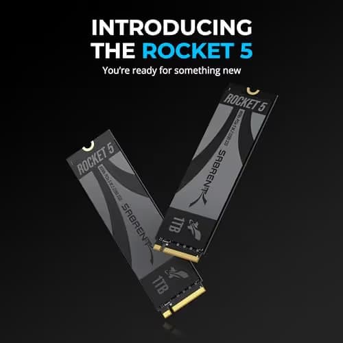 Sabrent Rocket 5 1TB SSD M.2 PCIe 5.0 NVMe image