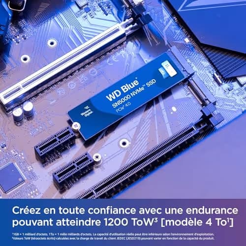 Western Digital WD Blue SN5000 1TB SSD M.2-2280 PCIe 4.0 X4 NVMe image