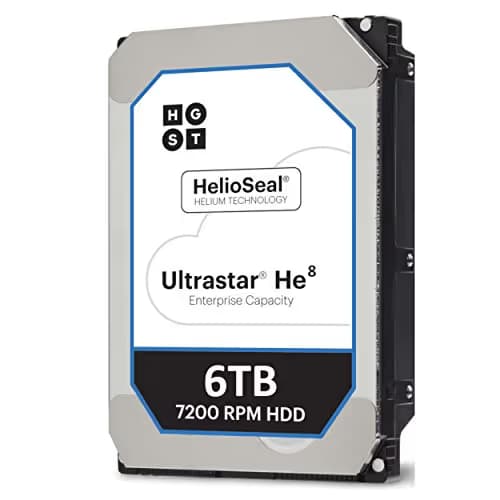 Hitachi 0F23663 6TB HDD 3.5" 7200RPM SATA 6.0 Gb/s Internal image