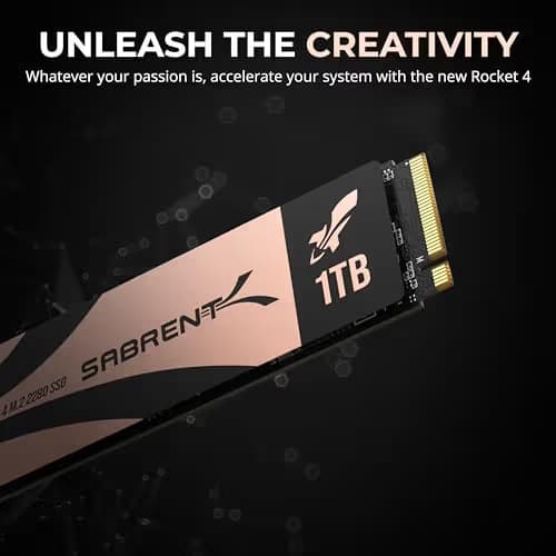 Sabrent Rocket 4 1TB SSD M.2-2280 PCIe 4.0 X4 NVMe image