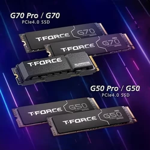 TEAMGROUP T-FORCE G50 2TB SSD M.2-2280 PCIe 4.0 X4 NVMe image