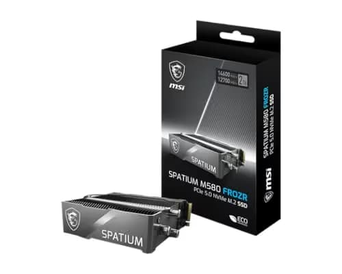 MSI SPATIUM M580 FROZR 4TB SSD M.2-2280 PCIe 5.0 X4 NVMe image